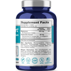 NusaPure Sleep Support magnesium tablet supports relaxed muscles and peaceful sleep.