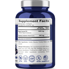 NusaPure softgels close-up showing easy to swallow capsules