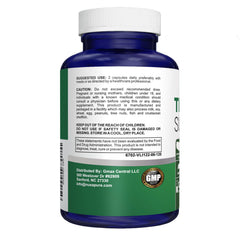 NusaPure Thyroid Support label details showing ingredients and per pack information