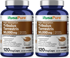 NusaPure Tribulus 50:1 extract bottle for daily vitality