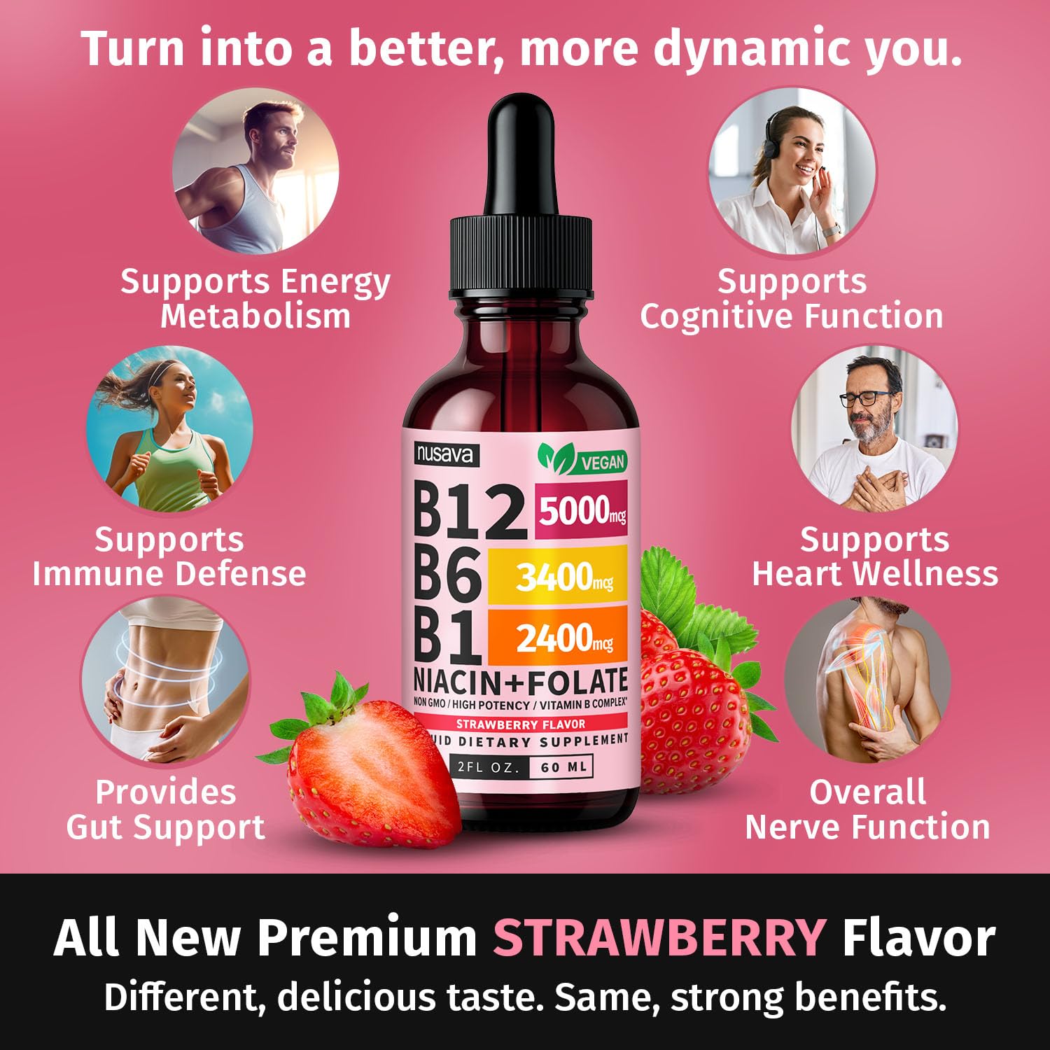 NUSAVA drops under tongue usage showing quick sublingual absorption