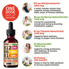 NUSAVA crimson-orange bottle label highlights high-potency B vitamins