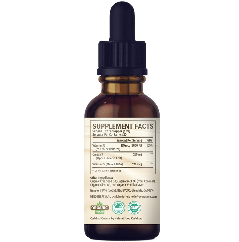 NUSAVA product shot with clean background communicates quality and trust