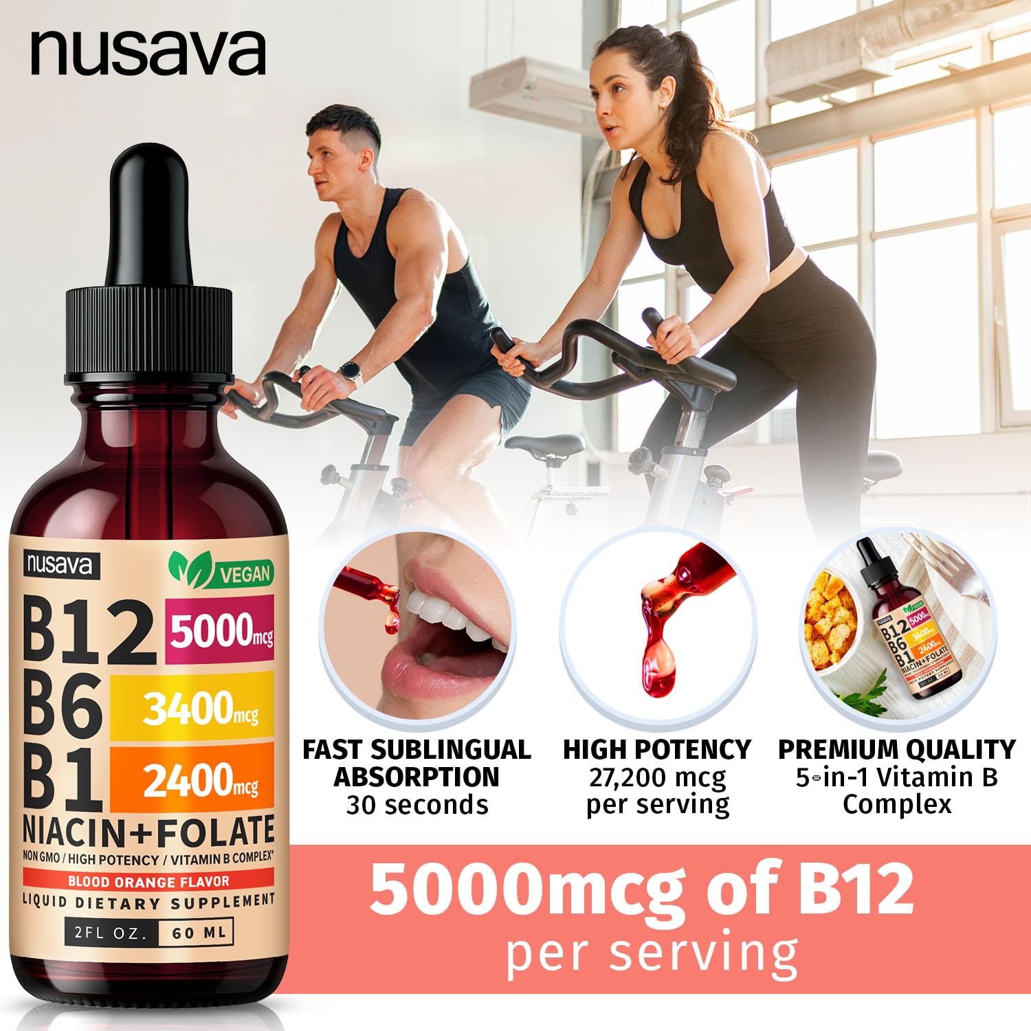 NUSAVA USA-made supplement with global ingredients on label