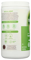 Scoop of Nutiva Hemp Protein powder for quick shakes and smoothies.