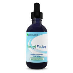Nutra BioGenesis Methyl Factors bottle with sugar-free cherry flavor for daily energy