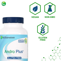Andro Plus maca root image signaling adaptogenic support for daily balance
