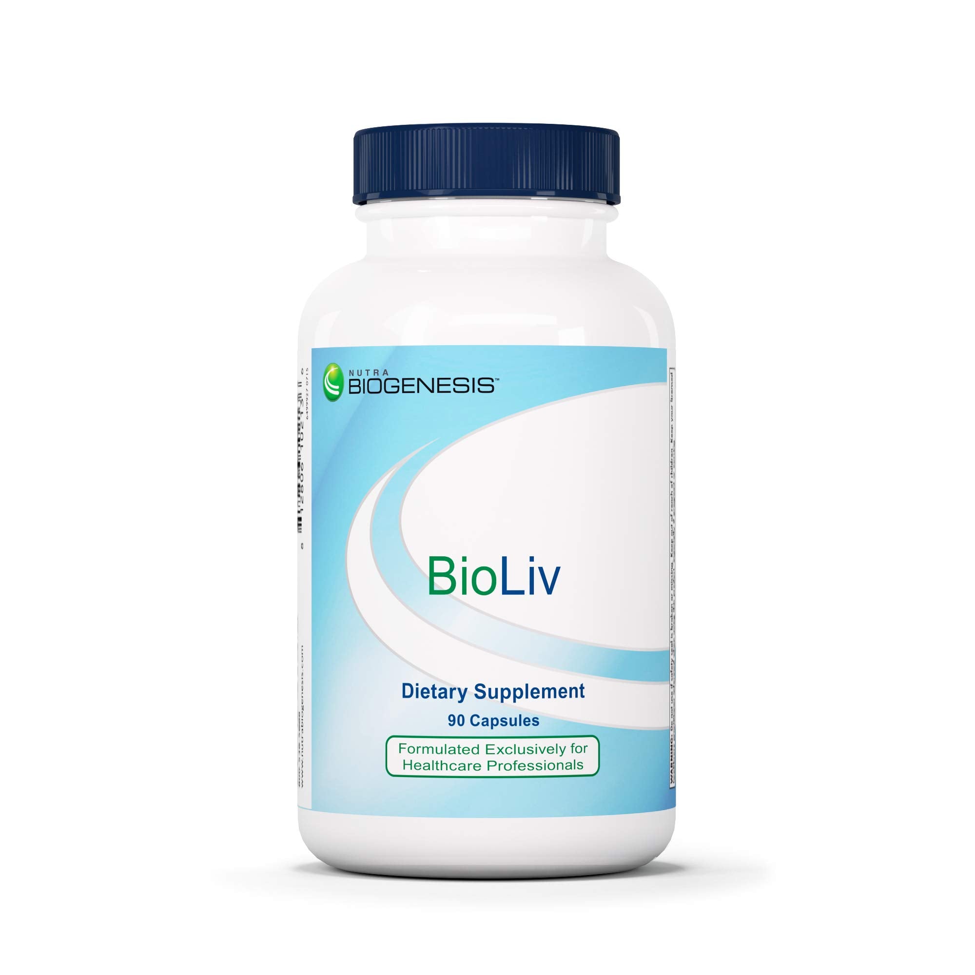 Nutra BioGenesis BioLiv bottle front highlights liver-friendly digestive support