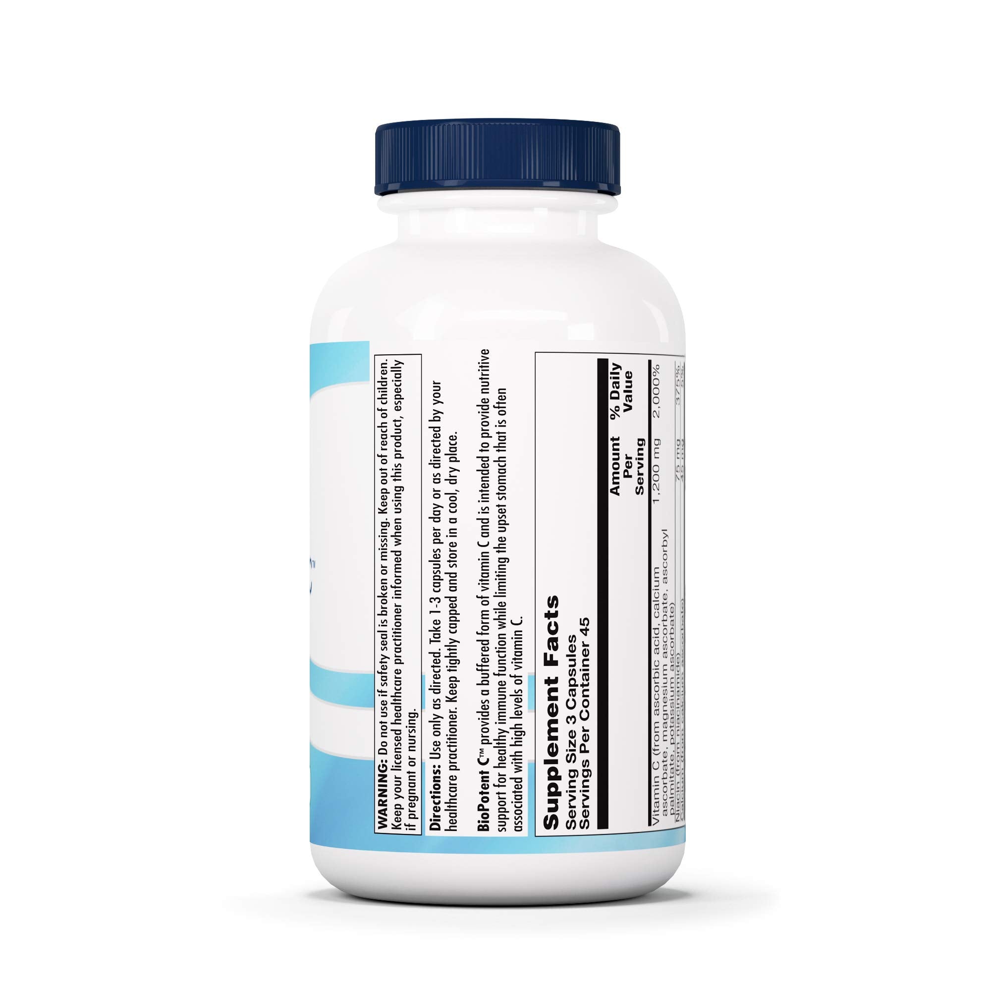Packaging box showing BioPotent C bottle and citrus blend