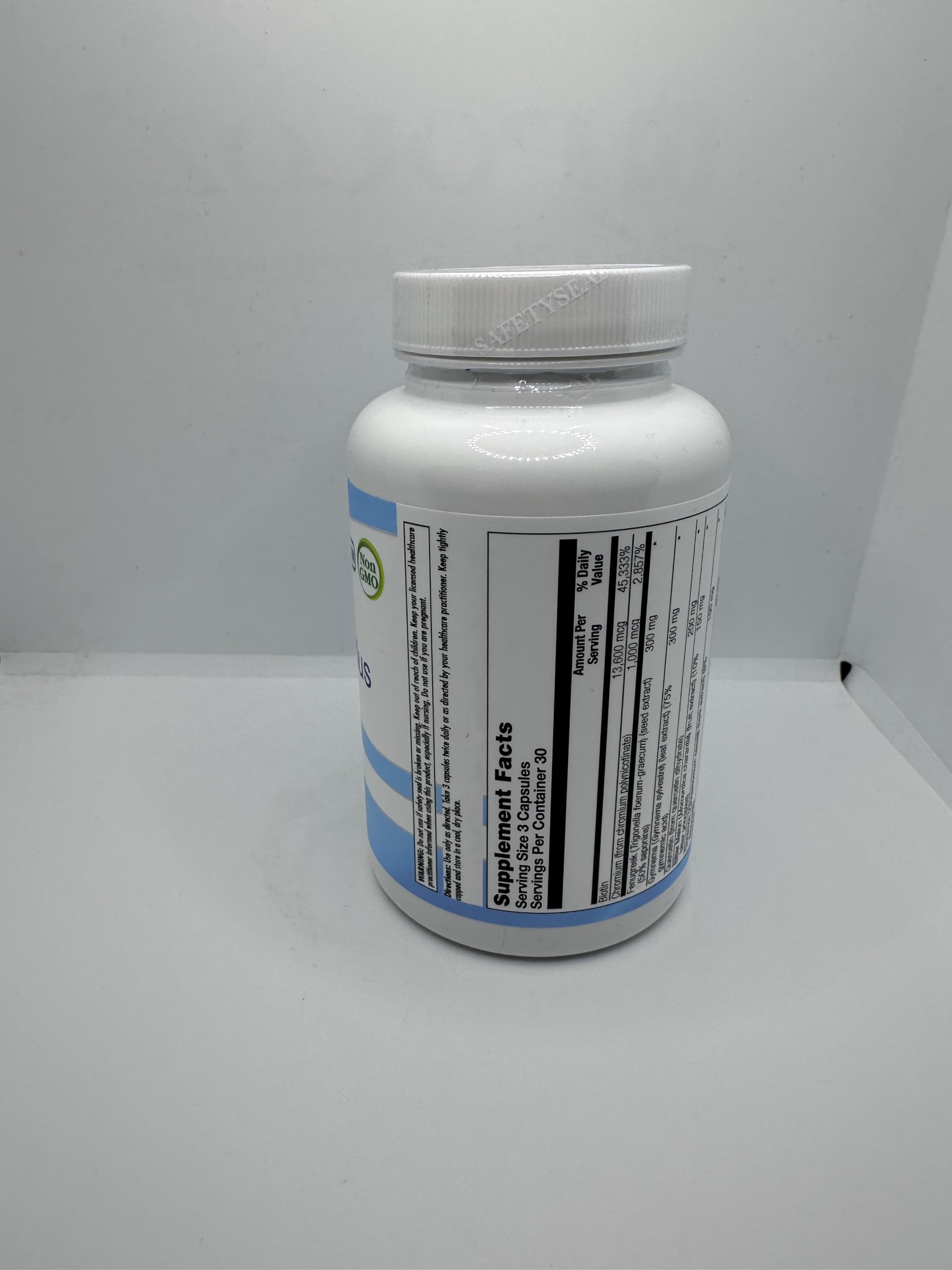 Nutra Biogenesis Diabetone Plus bitter melon imagery highlighting natural ingredients