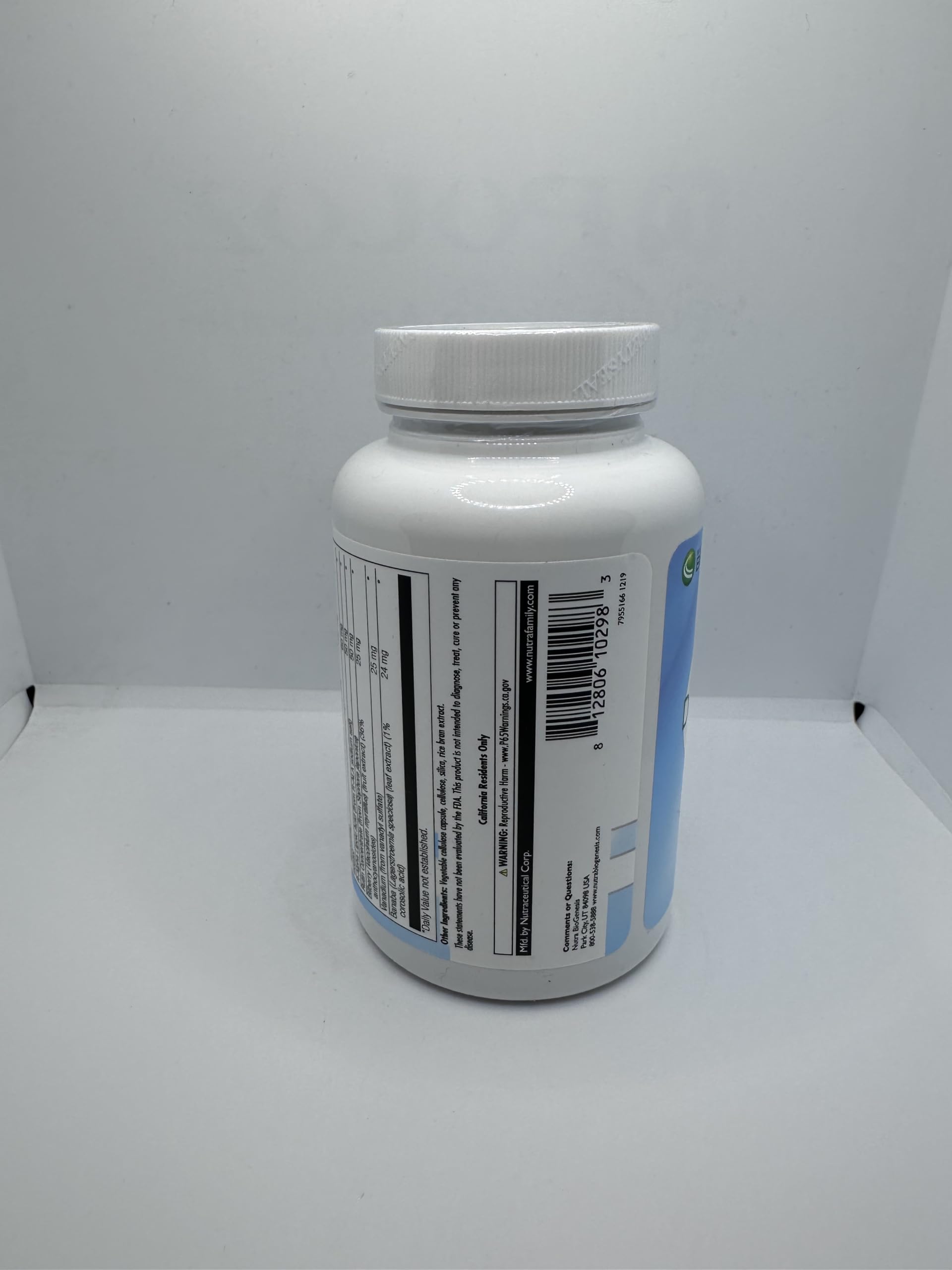 Nutra Biogenesis Diabetone Plus cinnamon imagery suggesting warm notes