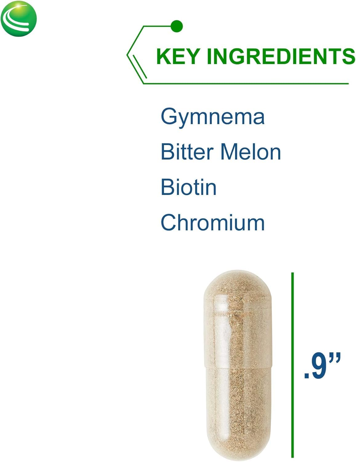 Nutra Biogenesis Diabetone Plus label detail with cinnamon and gymnema