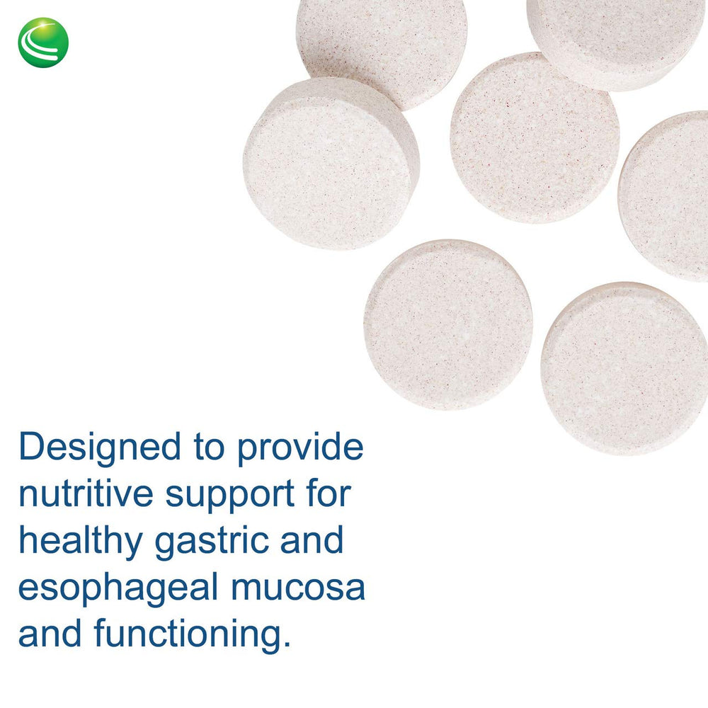 Nutra BioGenesis EsophaSoothe on-the-go usage photo showing travel-friendly bottle.
