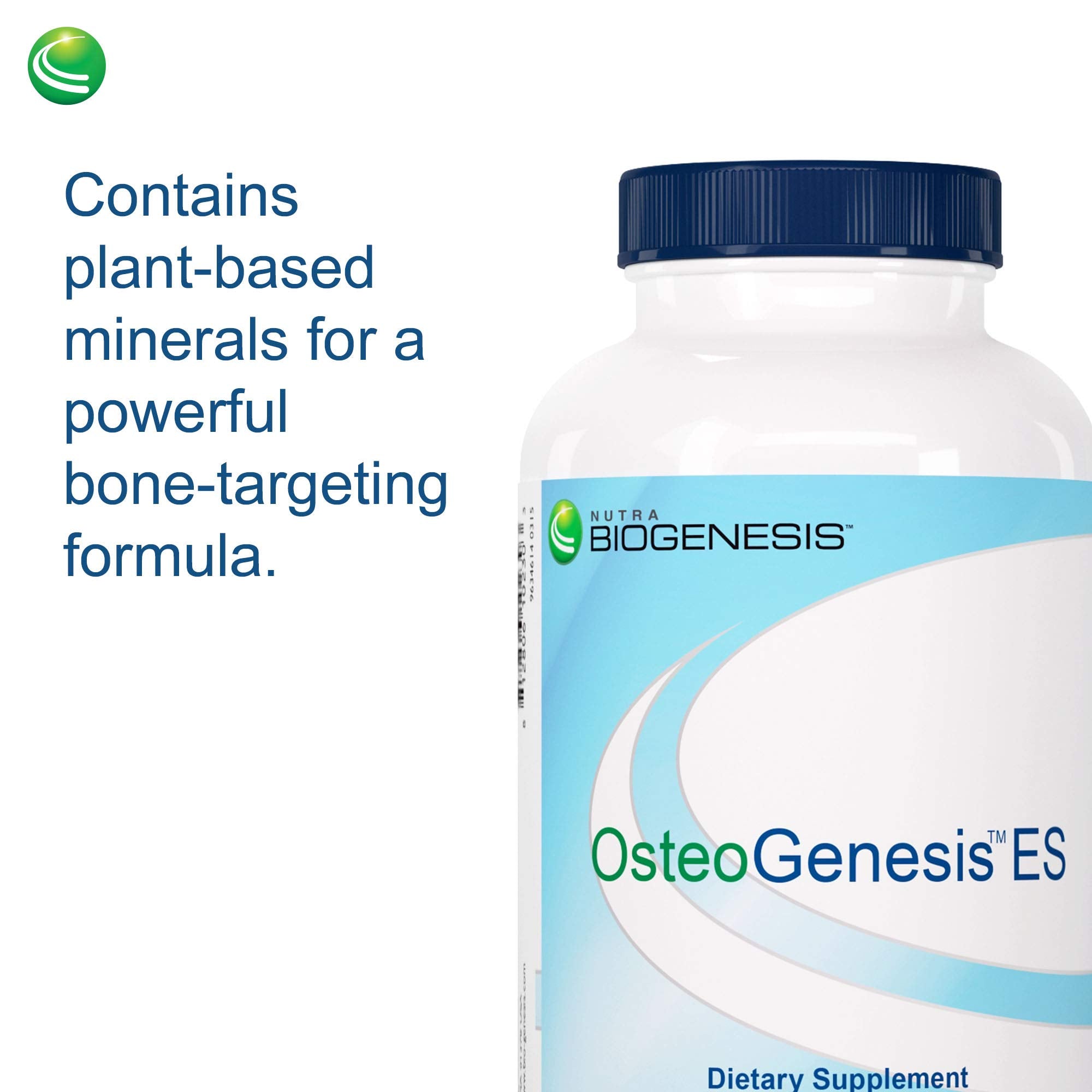 Nutra BioGenesis Osteogenesis label nutrition facts shows essential minerals
