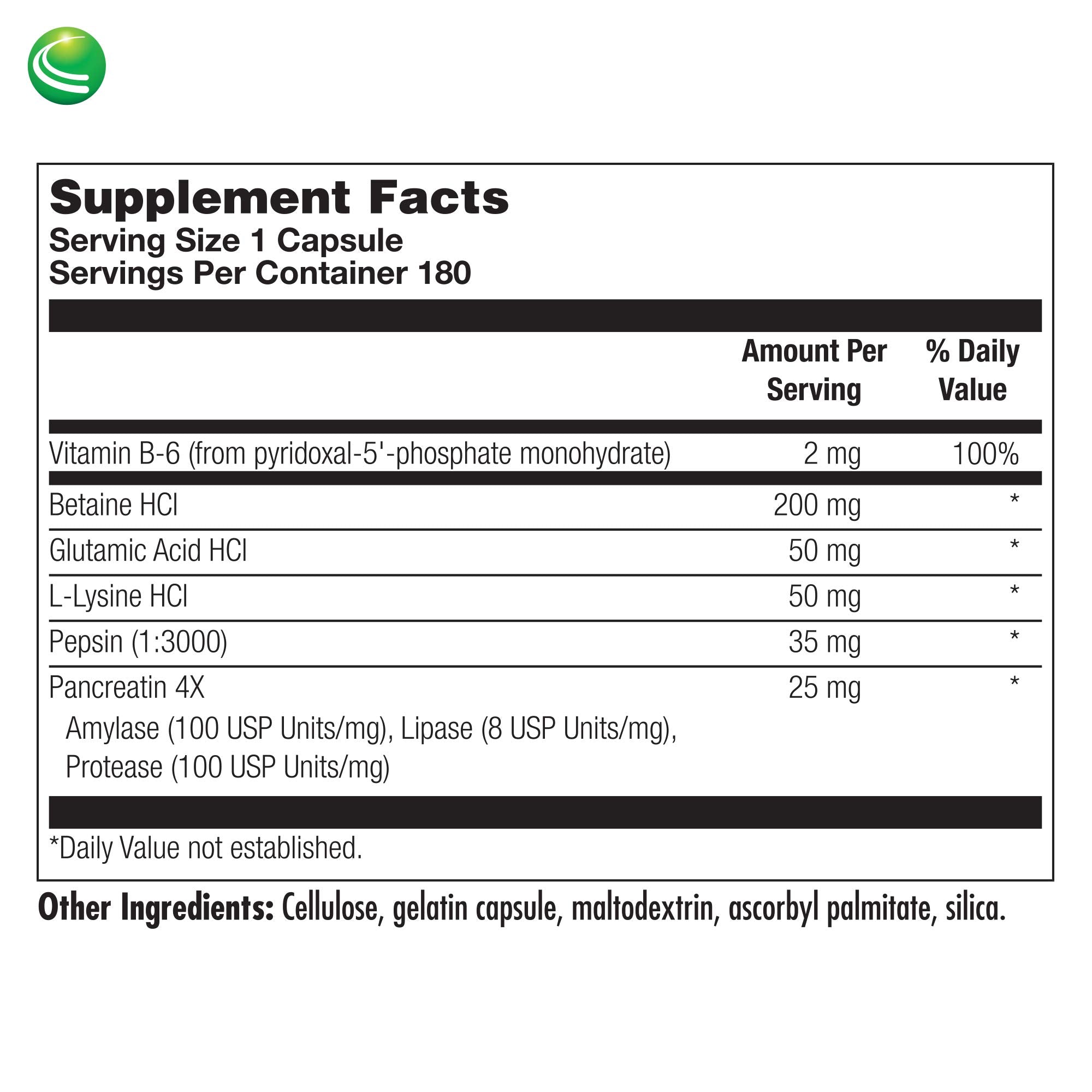 Nutra BioGenesis PanZyme bottle emphasizing digestion during meals