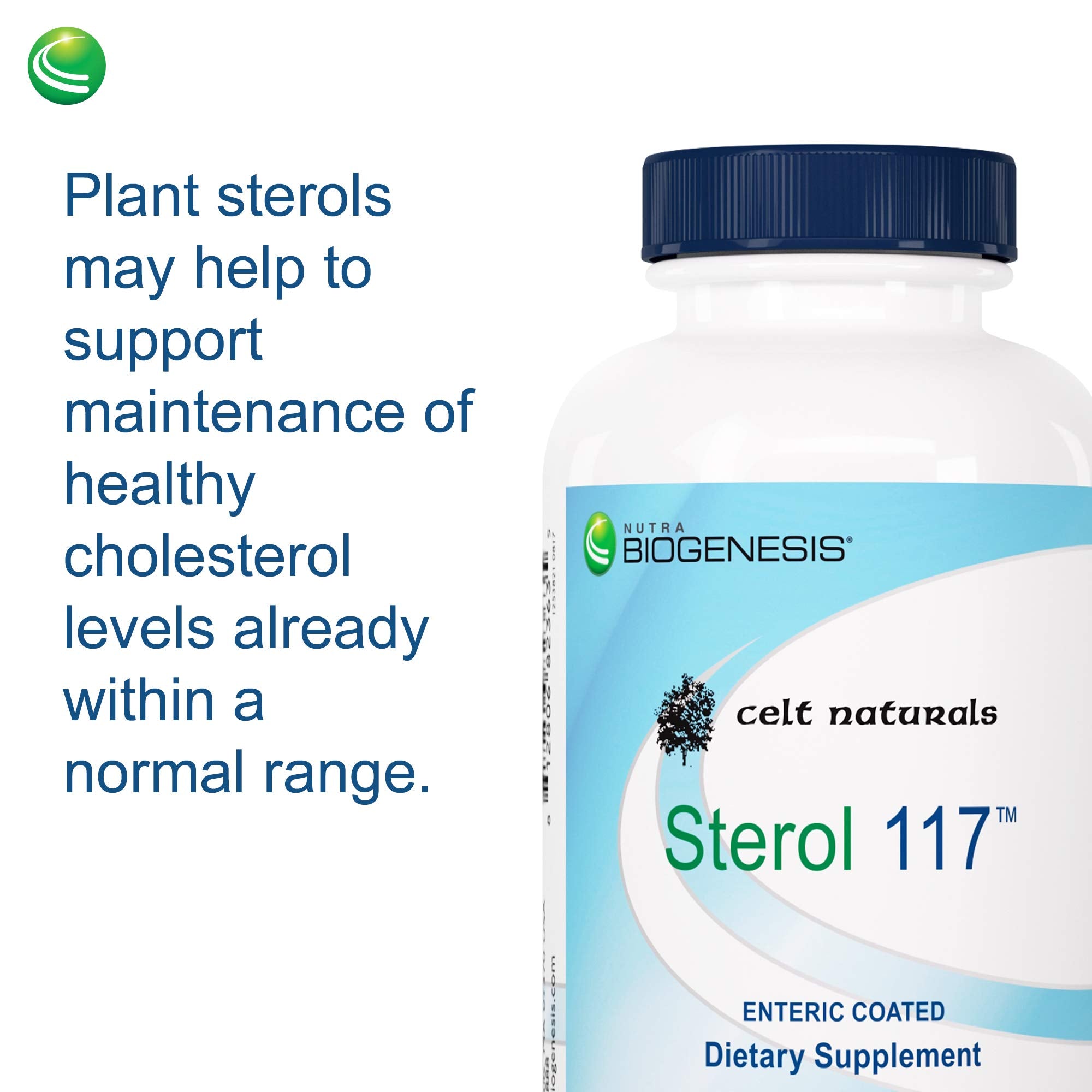 Nutra BioGenesis Sterol 117 label close-up for product details