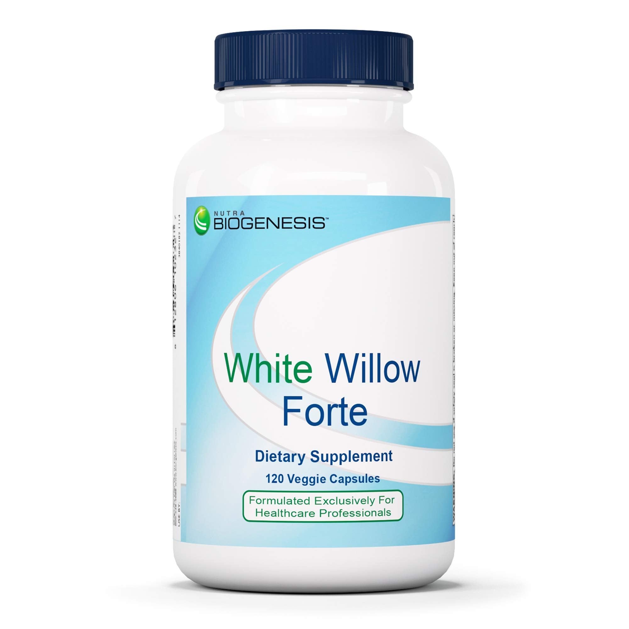 Nutra BioGenesis White Willow Forte bottle for daily digestive support