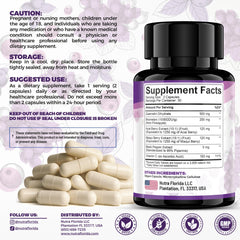 Nutra Florida Quercetin capsules offer easy daily antioxidant intake.