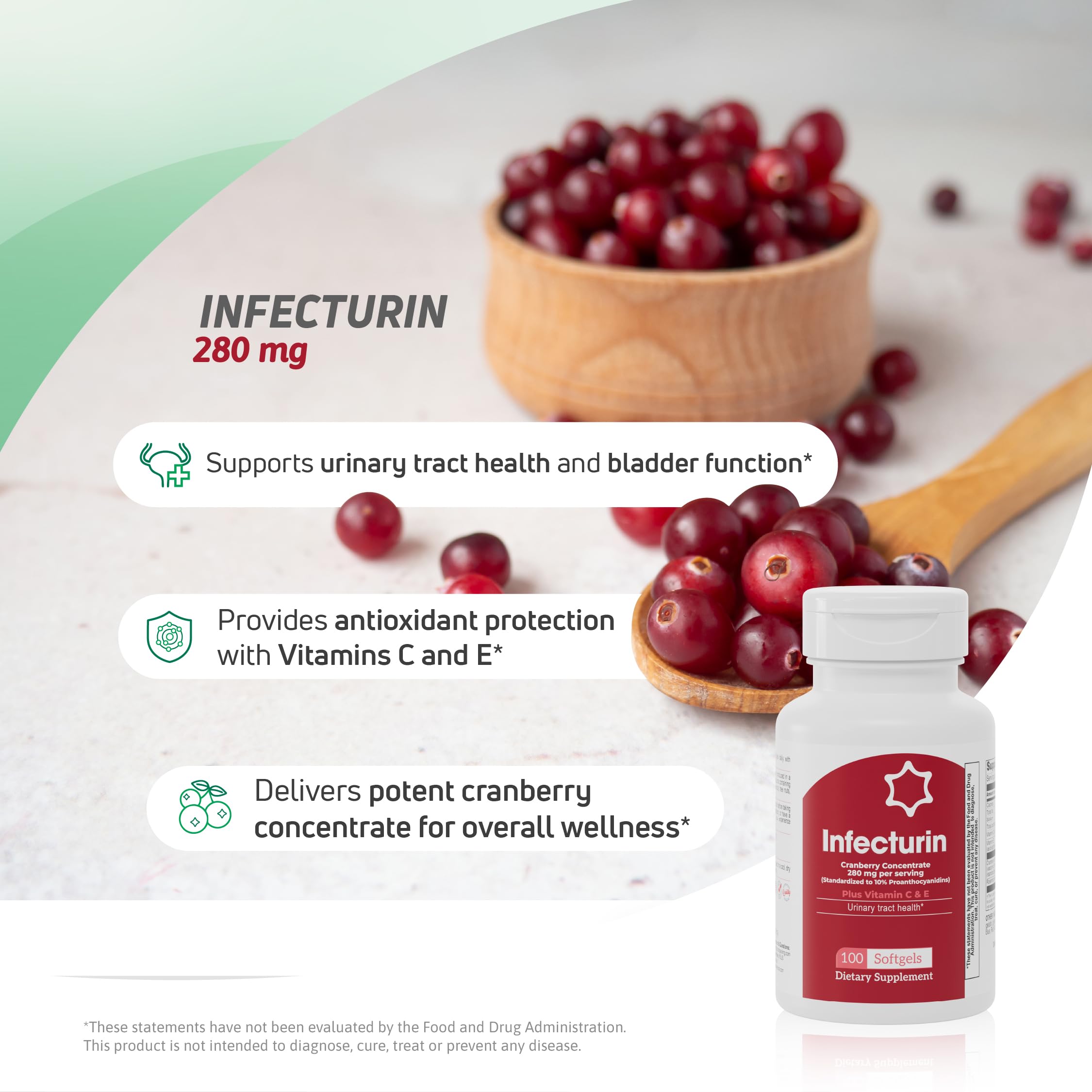Nutra Nutrition Cranberry Pills softgels close-up emphasizing easy daily intake