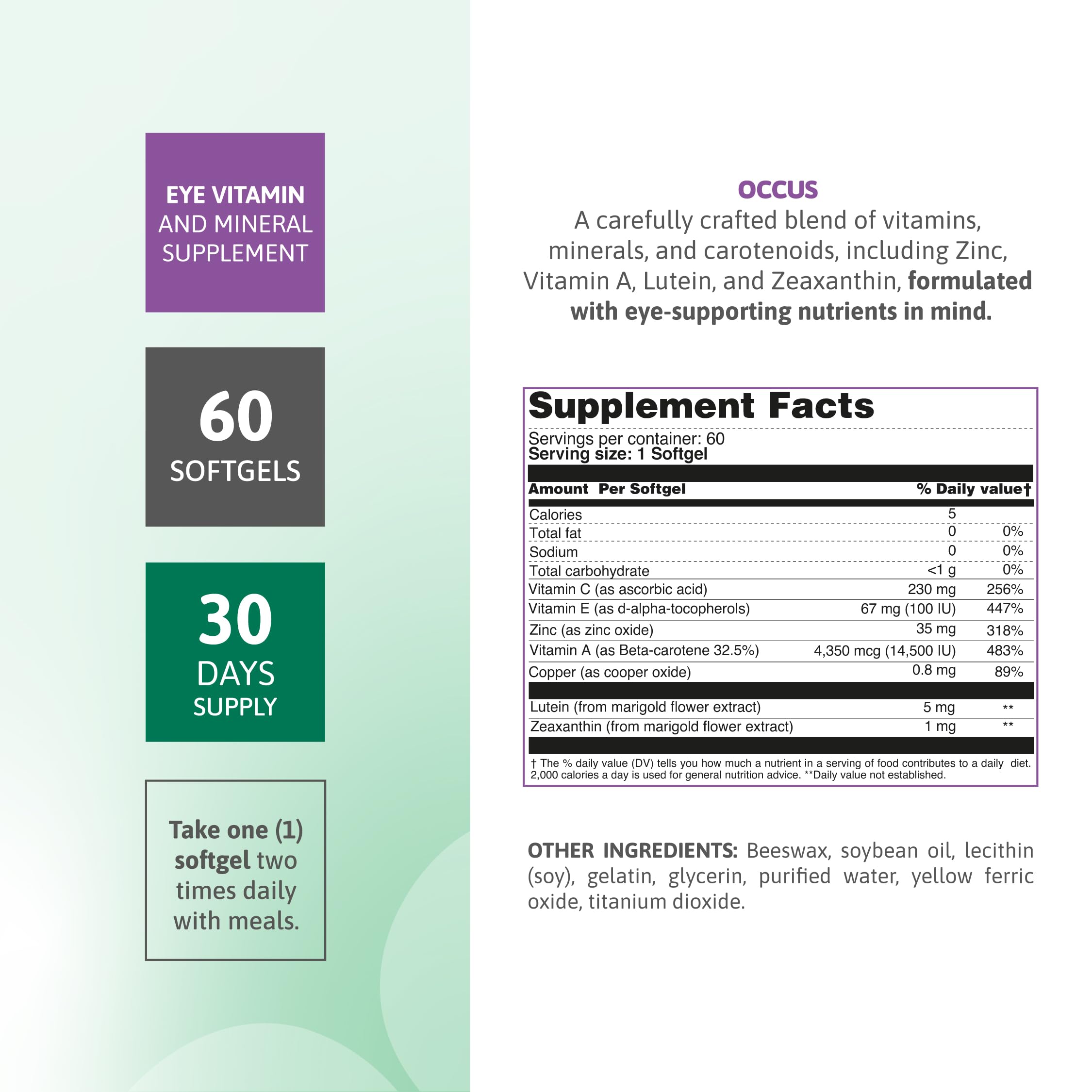Nutra Nutrition softgels close-up showing easy to swallow daily supplement.