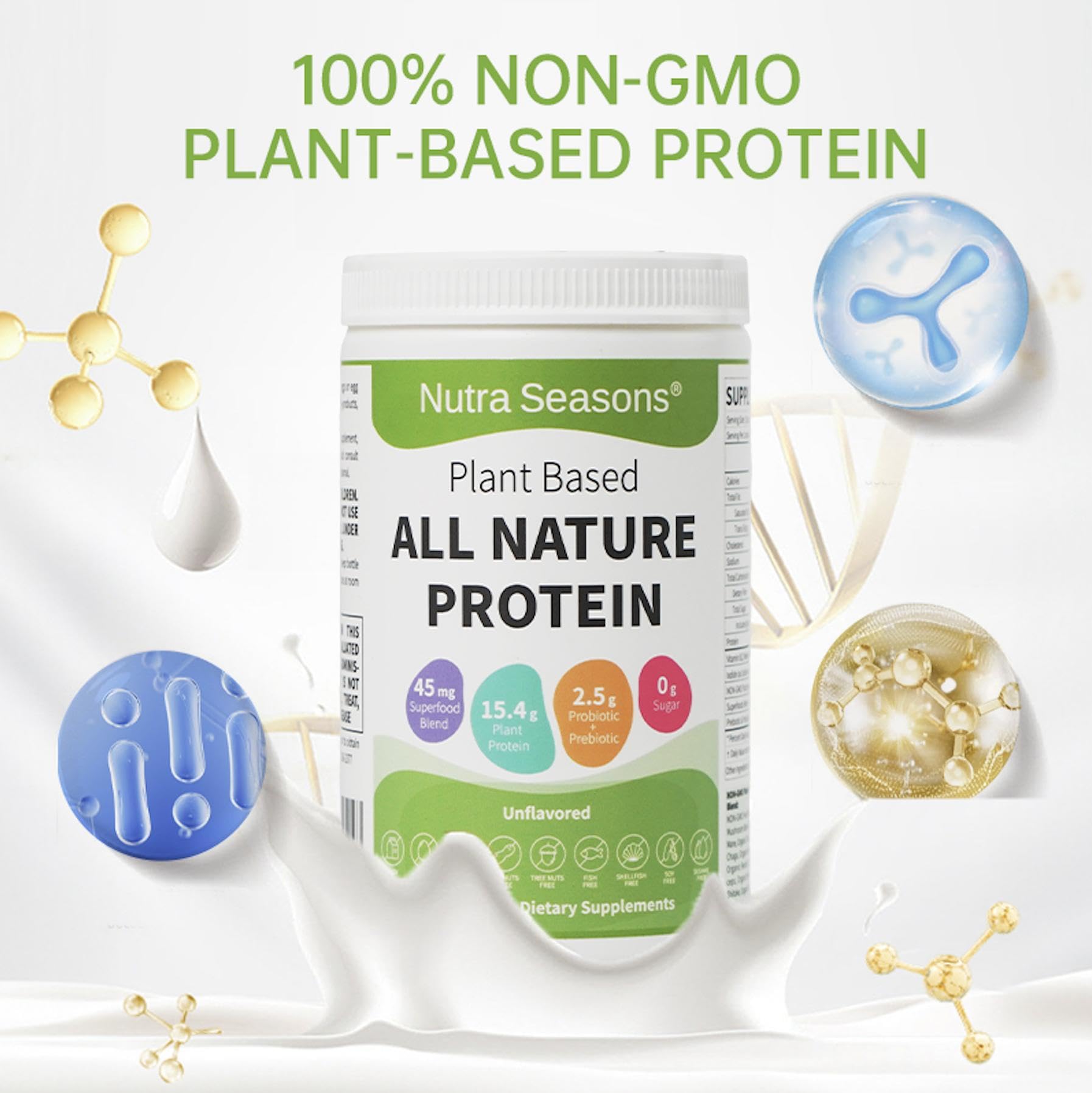 Nutra Seasons Vitamin B12 Iodide supplement bottle energizes natural metabolism.