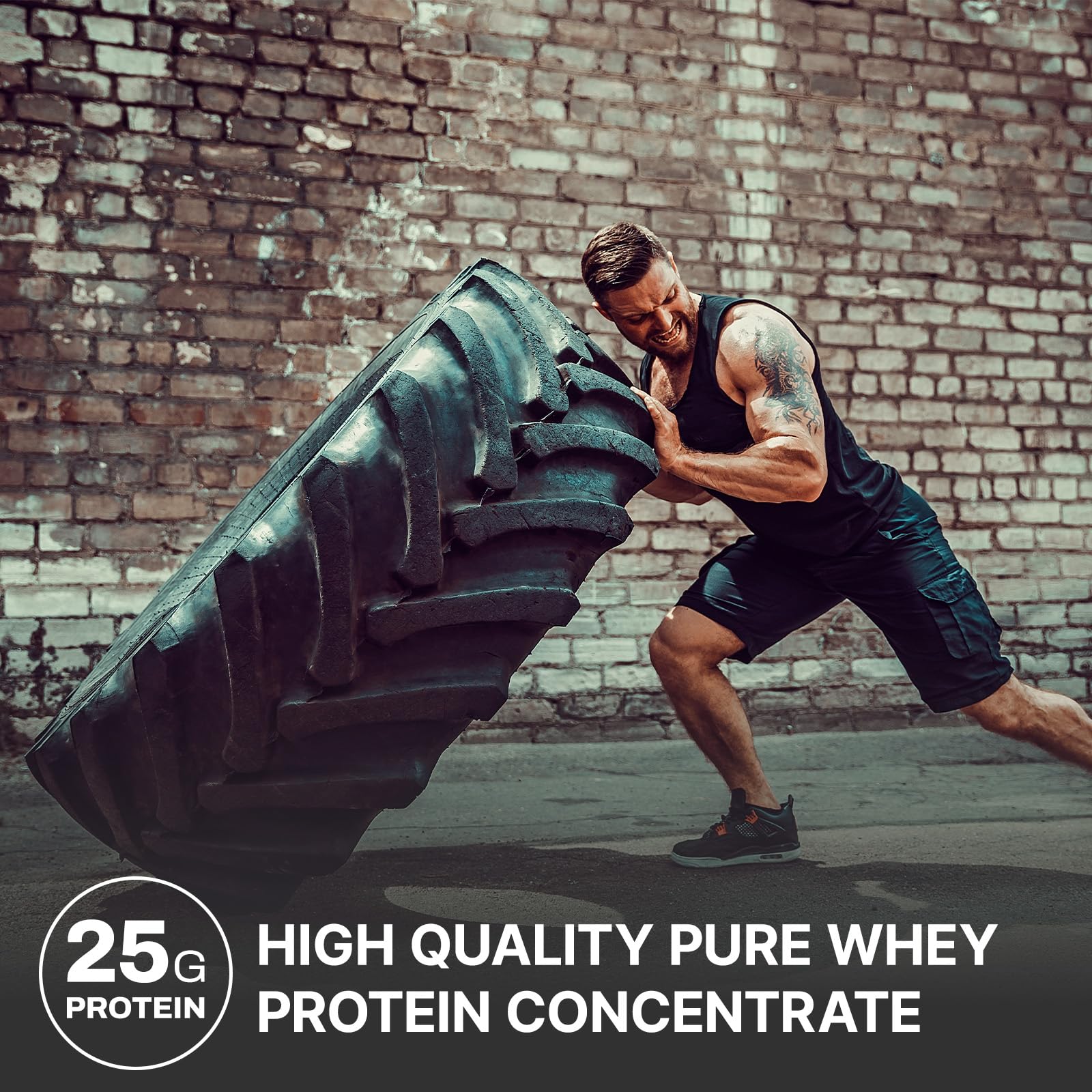 NutraBio Classic Whey scoop and dispenser for quick, convenient shakes.