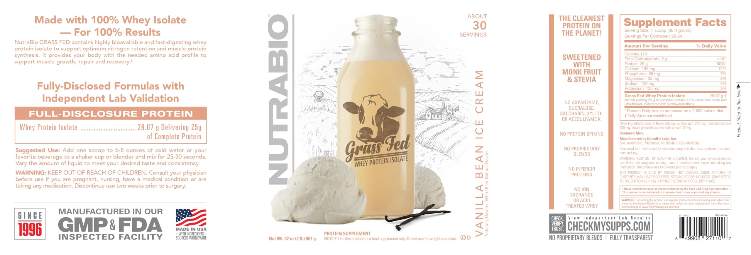 Pouring NutraBio whey shake into a glass after a workout.