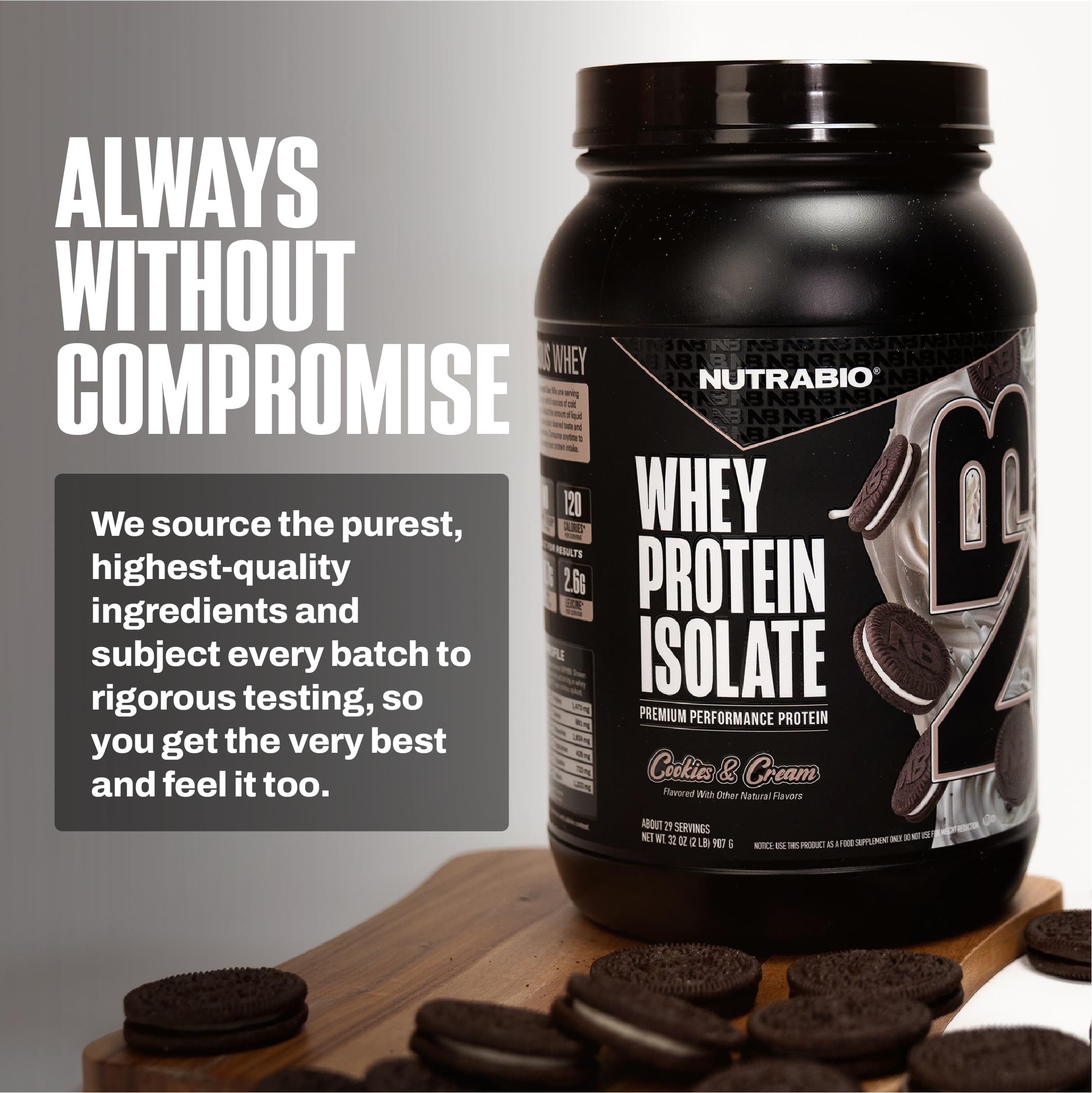 NutraBio Whey Isolate daily protein routine concept image