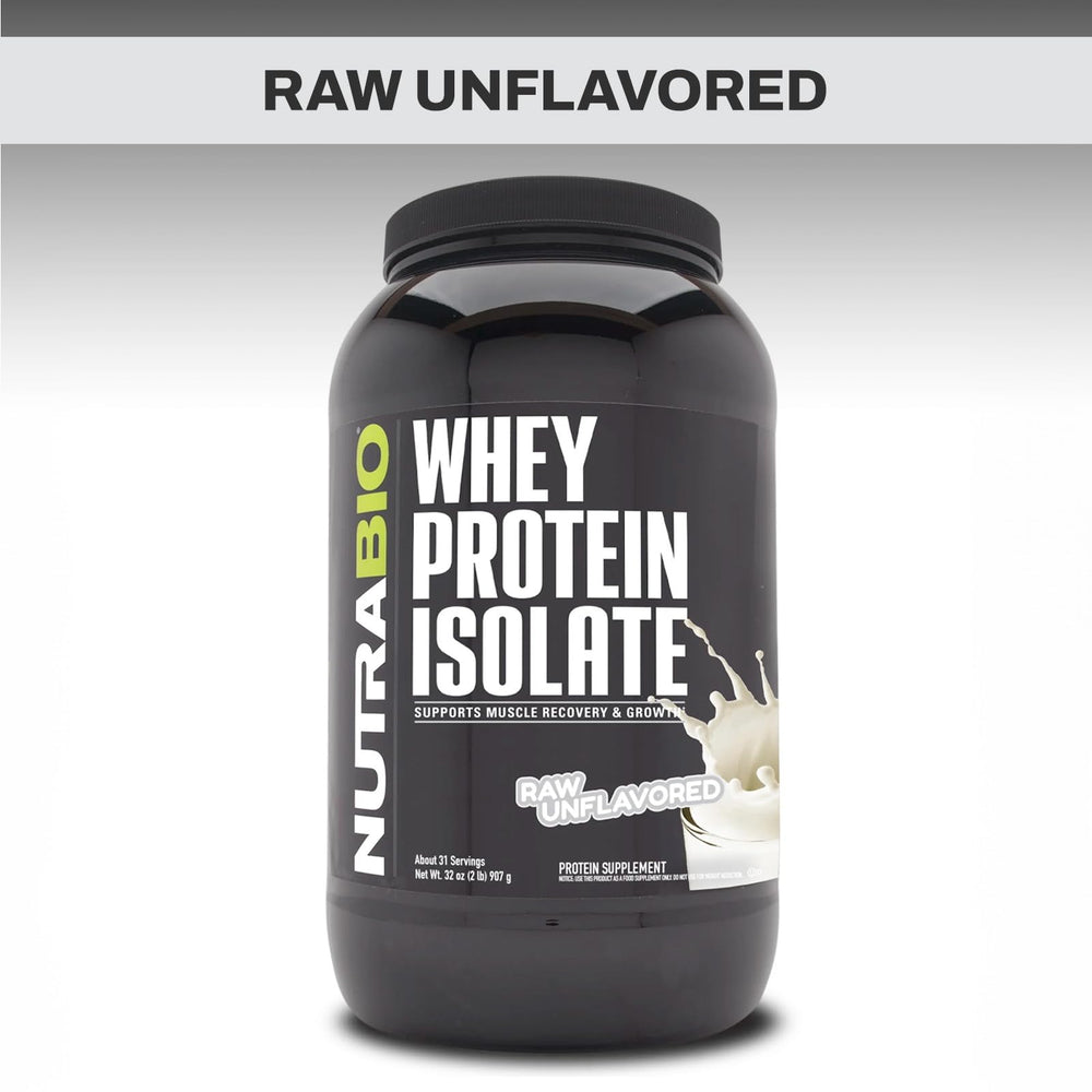 NutraBio Whey Isolate shaker with water for quick shakes.