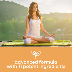 NutraBlast Feminine Balance Complex label closeup with natural ingredients list