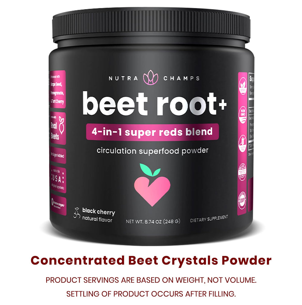NutraChamps grape seed extract label close-up for antioxidant-rich formula benefits.