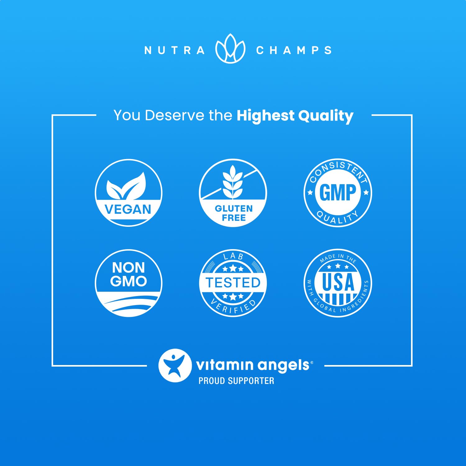 NutraChamps immunity-support capsules image highlights zinc and vitamin D3 synergy.