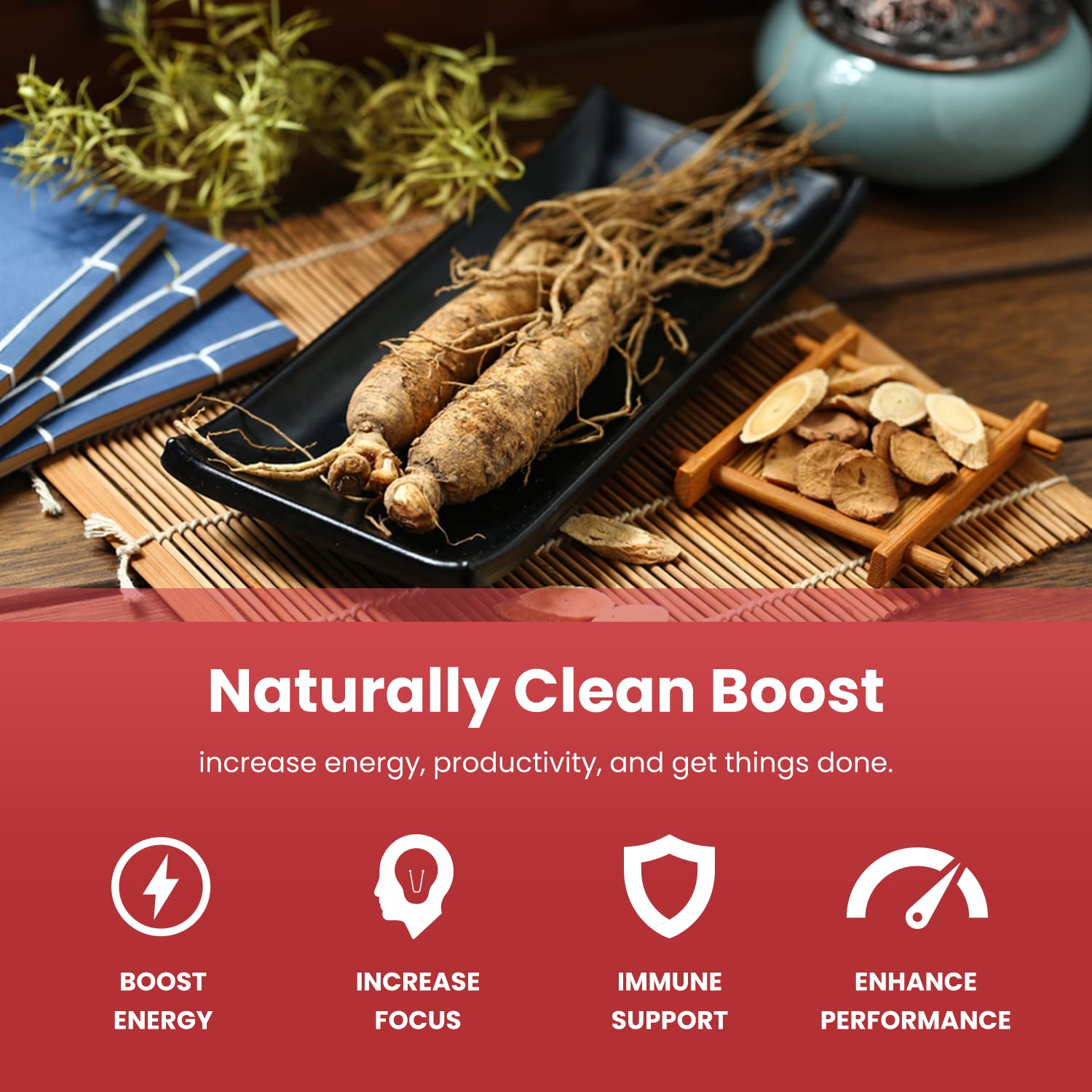 Capsules in hand from NutraChamps ginseng demonstrate convenient daily use for busy lifestyles.