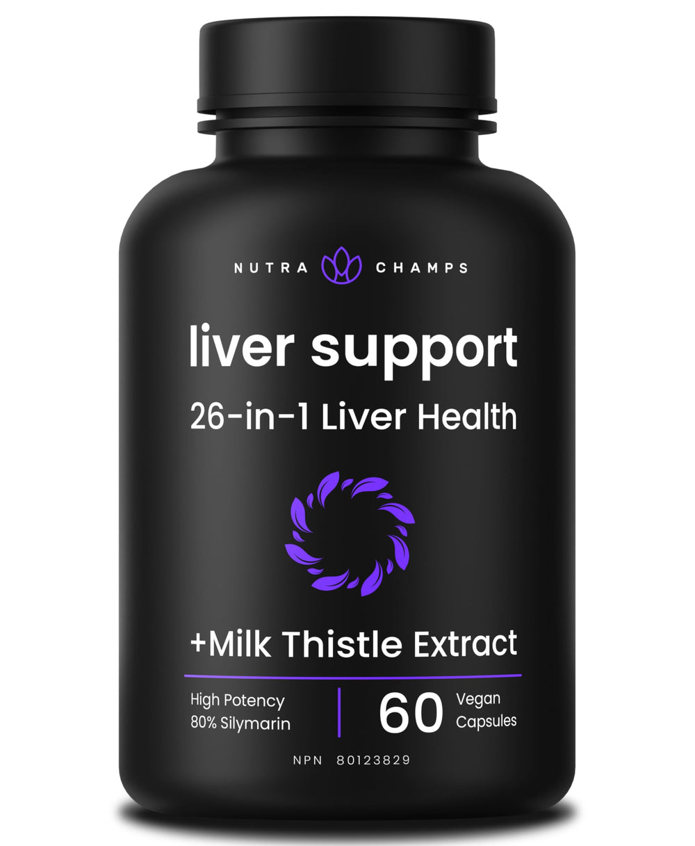 NutraChamps Liver Cleanse bottle for daily liver support.