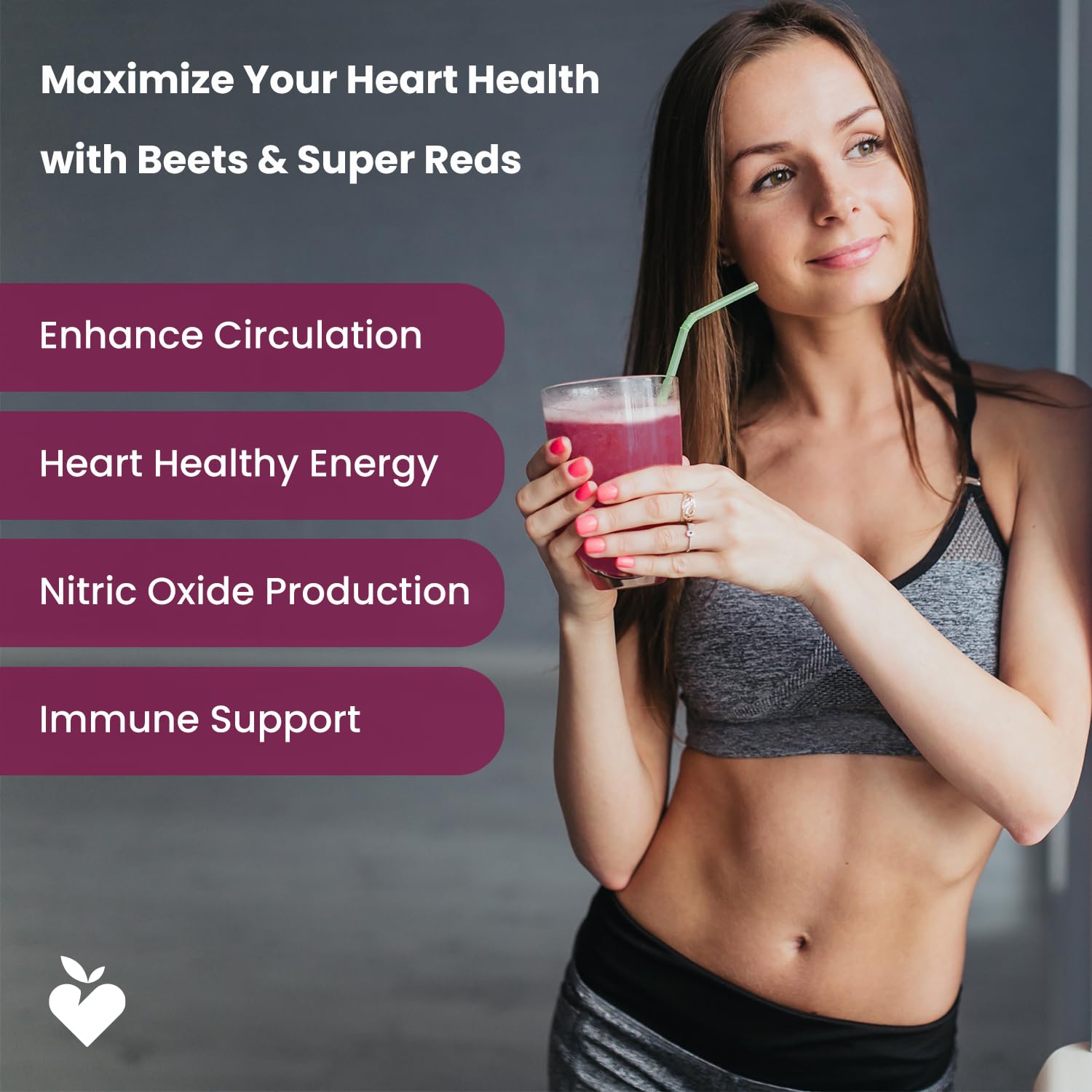 NutraChamps product packaging emphasizing convenient daily use and no-sugar formulation.