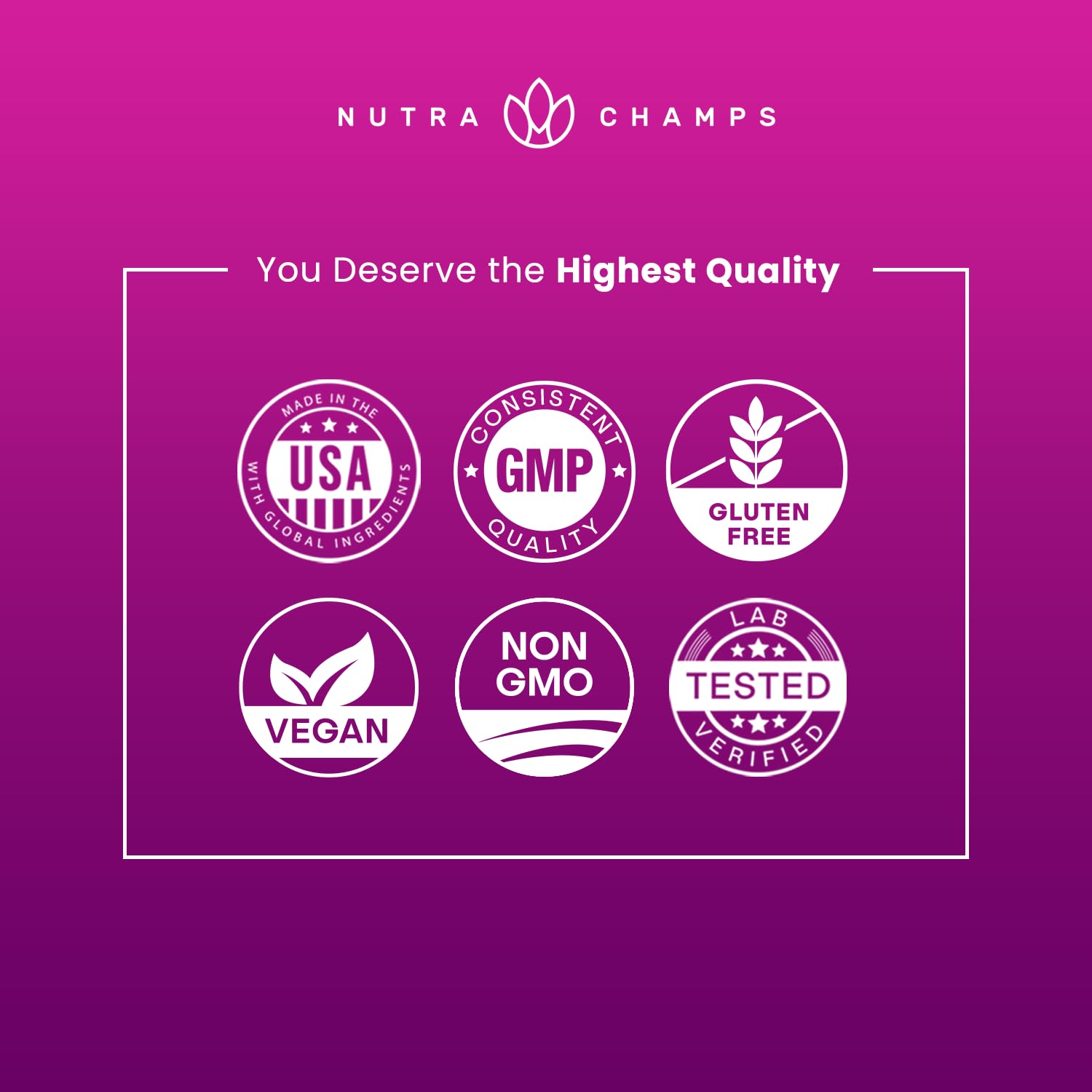 NutraChamps Resveratrol with acai berry extract for vibrant wellness