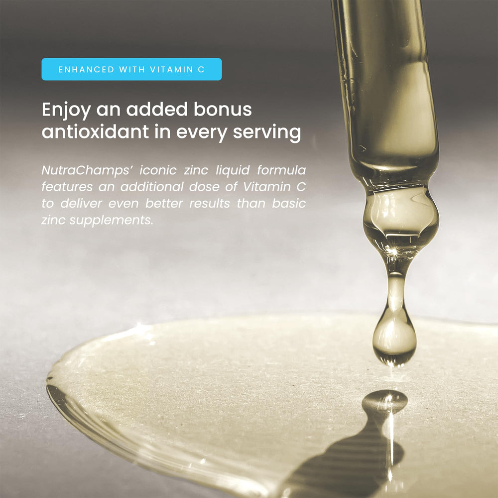 NutraChamps sugar-free zinc bottle illustrating vegan and non-GMO formula