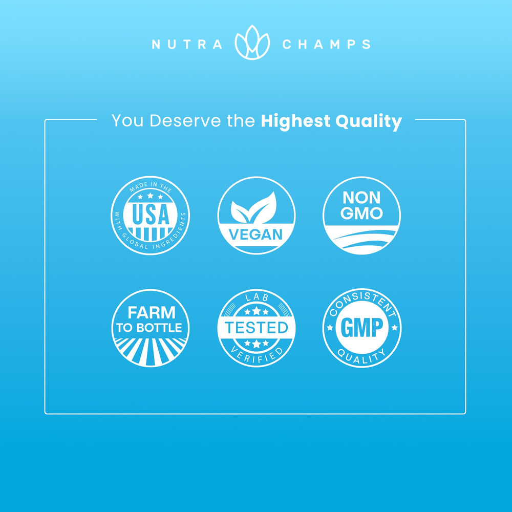 NutraChamps Super Greens on-the-go packet conveys portable health boost.