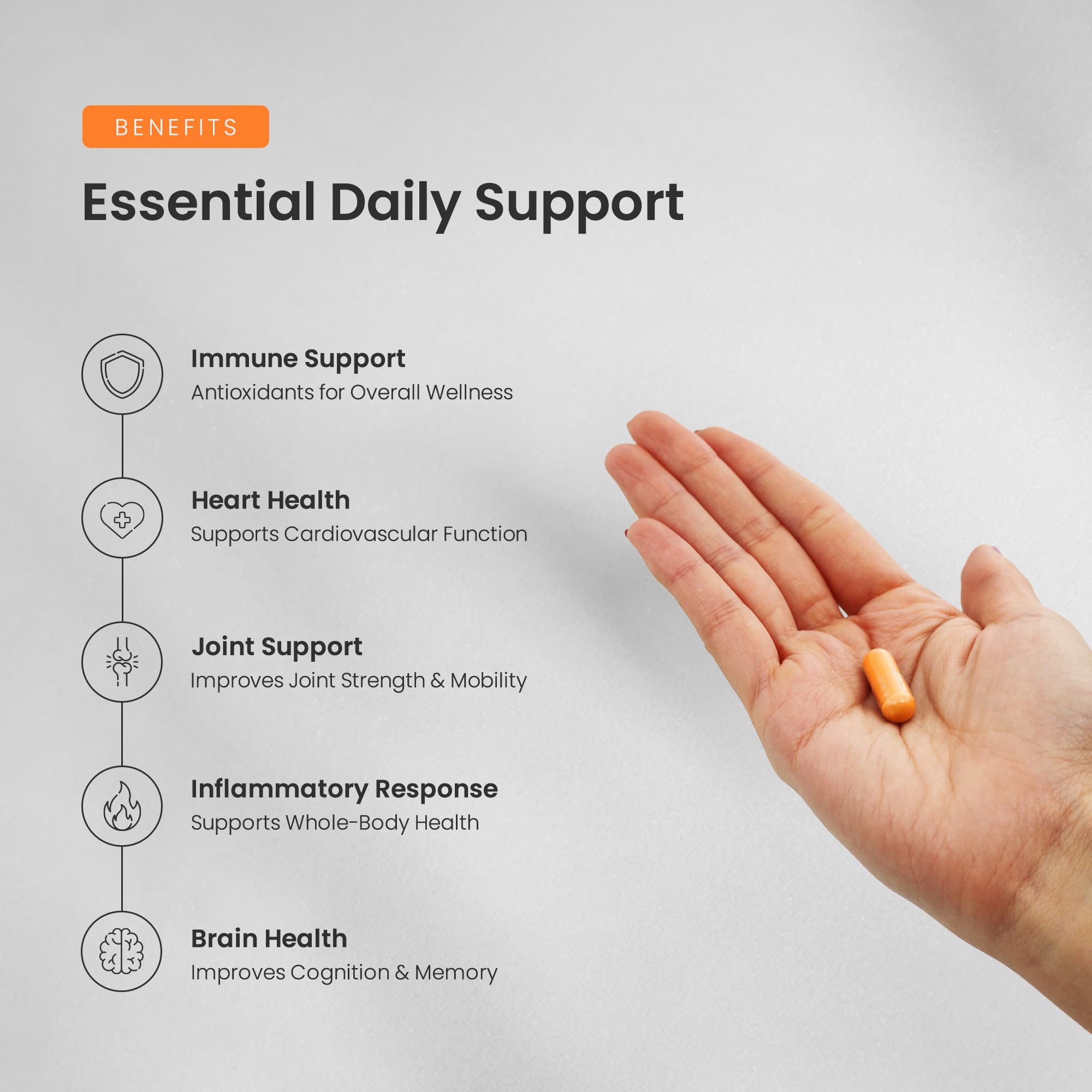 NutraChamps Turmeric Curcumin label emphasizes 95% curcuminoids