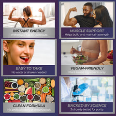 NutraFlus gummies berry label details emphasize B12 and taurine benefits