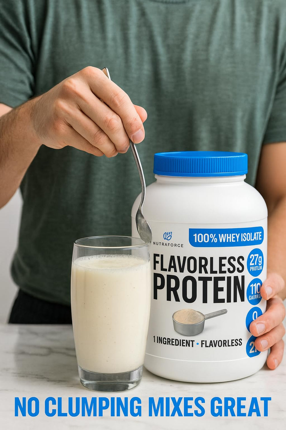 NutraForce protein used in baking to enrich cookies and pancakes