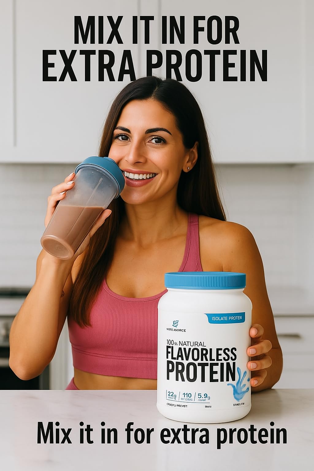 NutraForce keto-friendly label indicating zero carbs and sugar