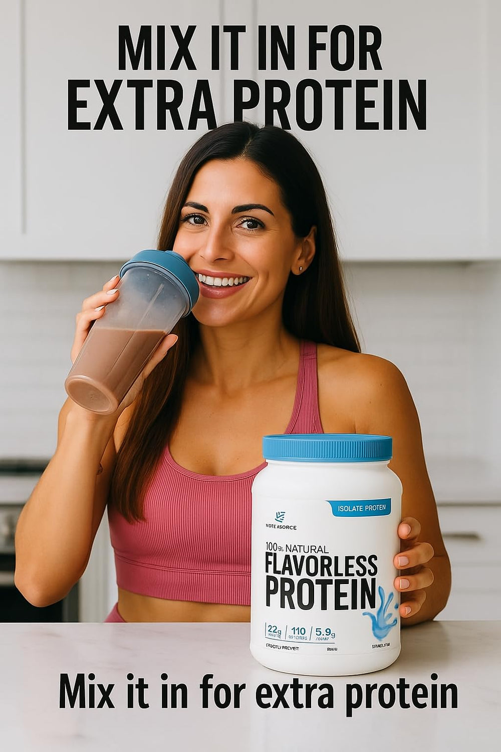 NutraForce keto-friendly label indicating zero carbs and sugar