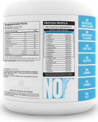 NutraForce flavorless powder mixing in water for smooth, clump-free shakes