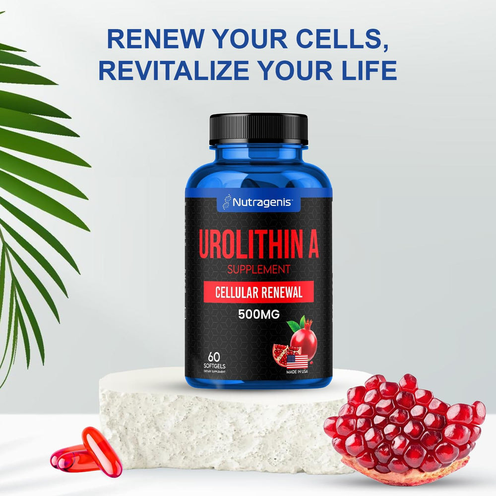 Nutragenis Urolithin A ideal for athletes and active lifestyles.