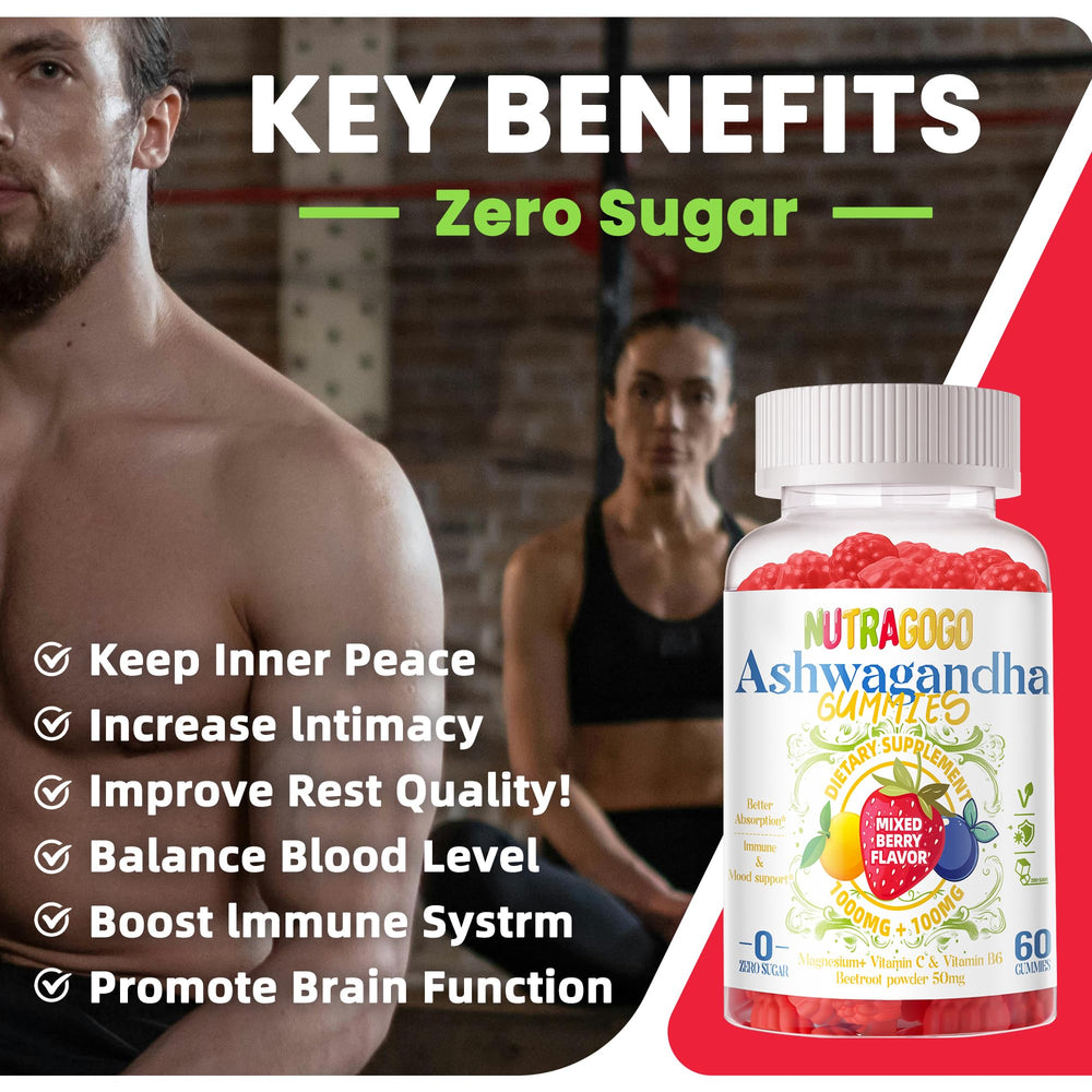 NUTRAGOGO Ashwagandha Gummies enjoyed by adults and kids in a family setting.