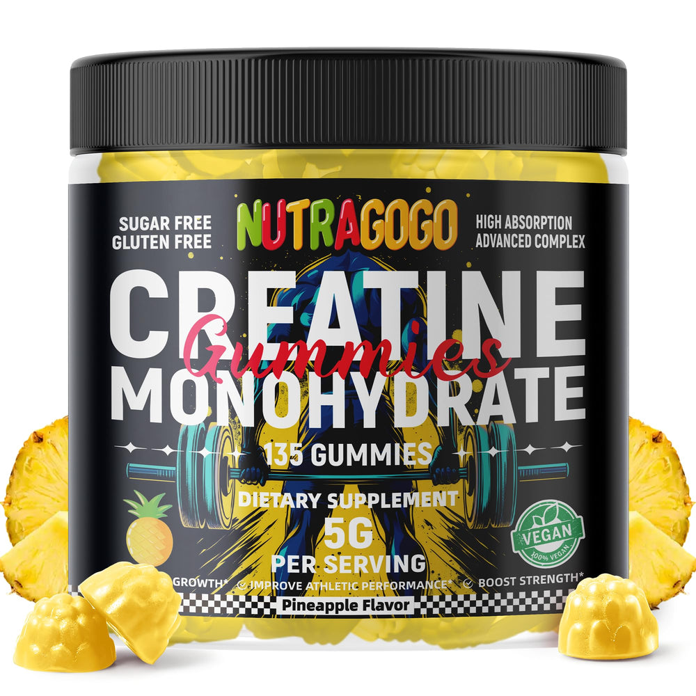 NUTRAGOGO Creatine Gummies in-use scene suggests easy daily routine anytime, anywhere
