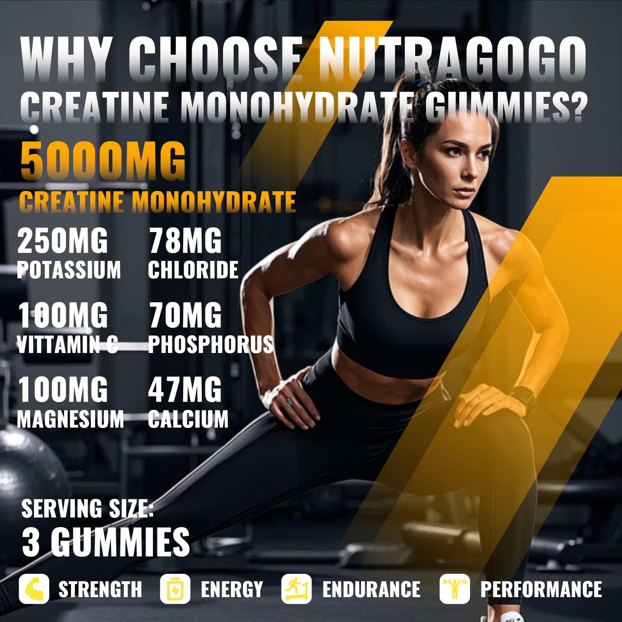 Orange electrolyte chews for refreshing flavor and hydration support.