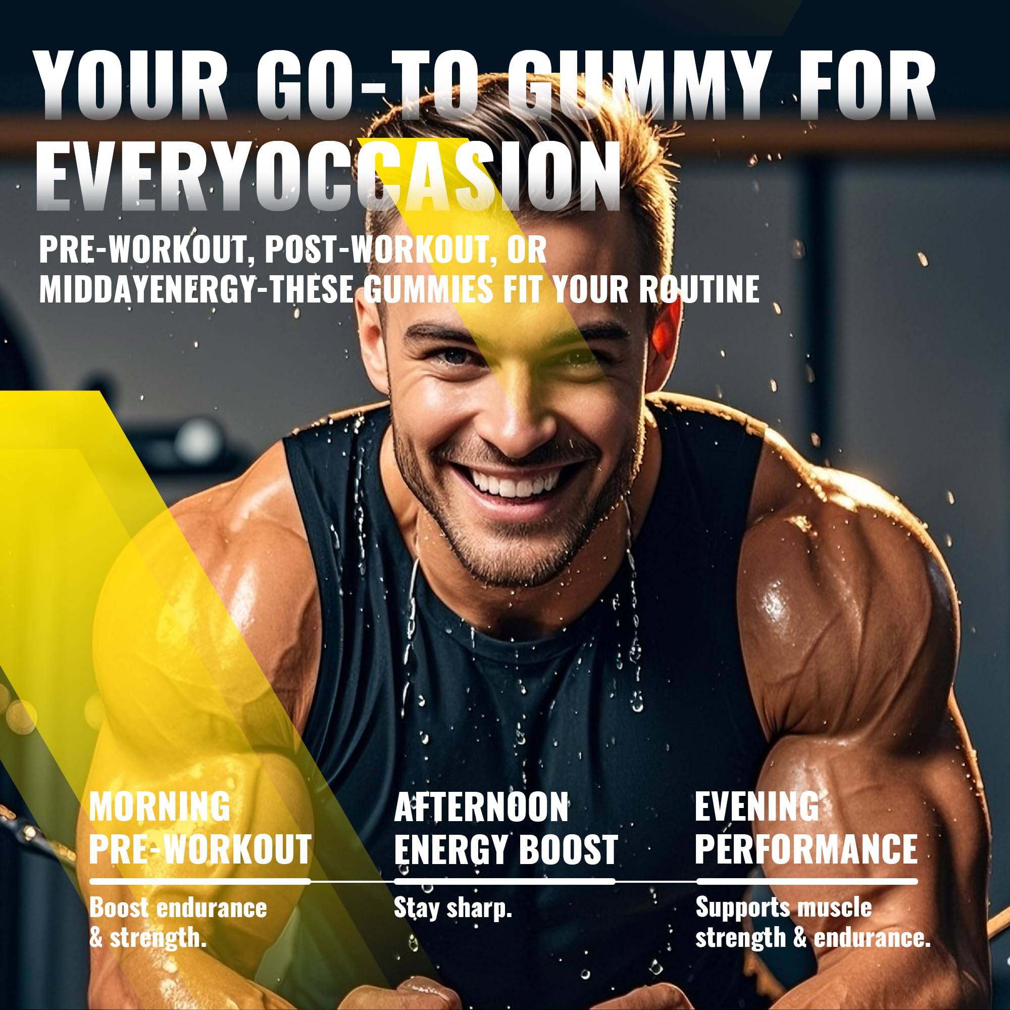 NUTRAGOGO Creatine Gummies pineapple flavor close-up embodies refreshing taste and electrolytes