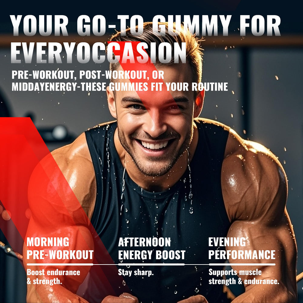 NUTRAGOGO Creatine gummy chewy texture close-up showcases enjoyable consistency
